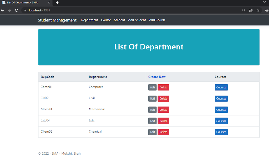Academic Management System (AMS)